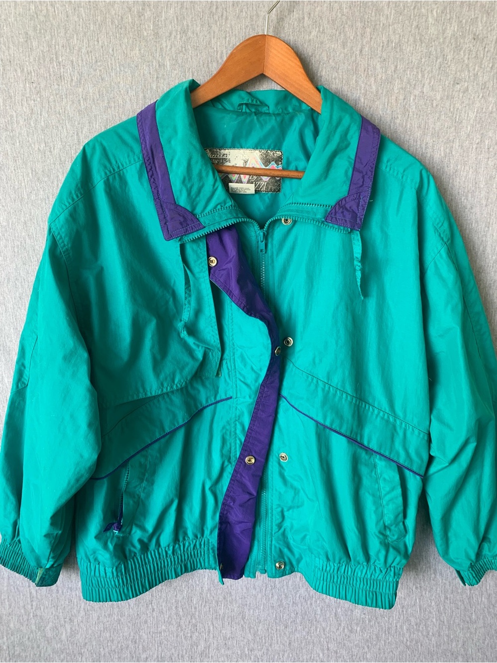 Vintage 80s Colorblock Ski Jacket Necessary Paths Izzi Winter Coat Snowboard